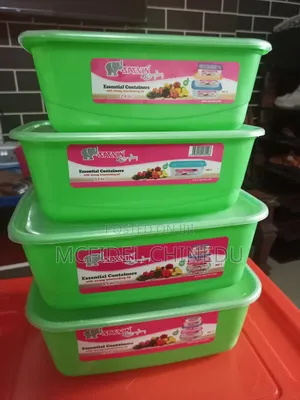Kitchen Utensils (Plastic Bowls and Food Flask)