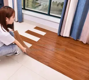 Wood Grain Peel Stick Vinyl Floor Tiles 36pcs Self Adhesive Diy