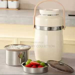2.2l Stainless Steel Vacuum Insulated Food Flask Hot Lunch Thermos