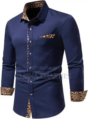 Men's Quality Long Sleeve Designer Dress Shirt