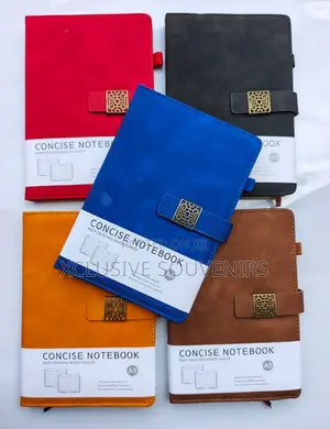 Custom Logo Magnetic Buckle Eco Craft Fabric Linen Leather A5