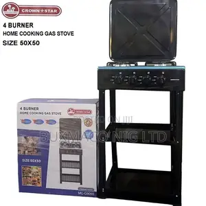 4burner Gad Stove W/Support Leg Bracket Wind Blocking Cover