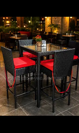 Rattan Bar Set