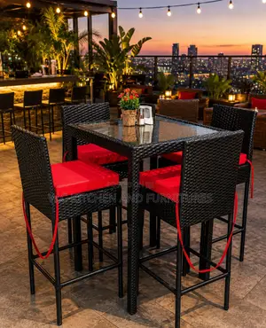 Rattan Bar Set