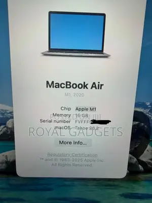 Laptop Apple MacBook Air 2020 M1 16GB Apple M1 SSD 512GB