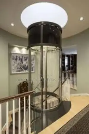 Elegant Glass Shaft Residential Lift