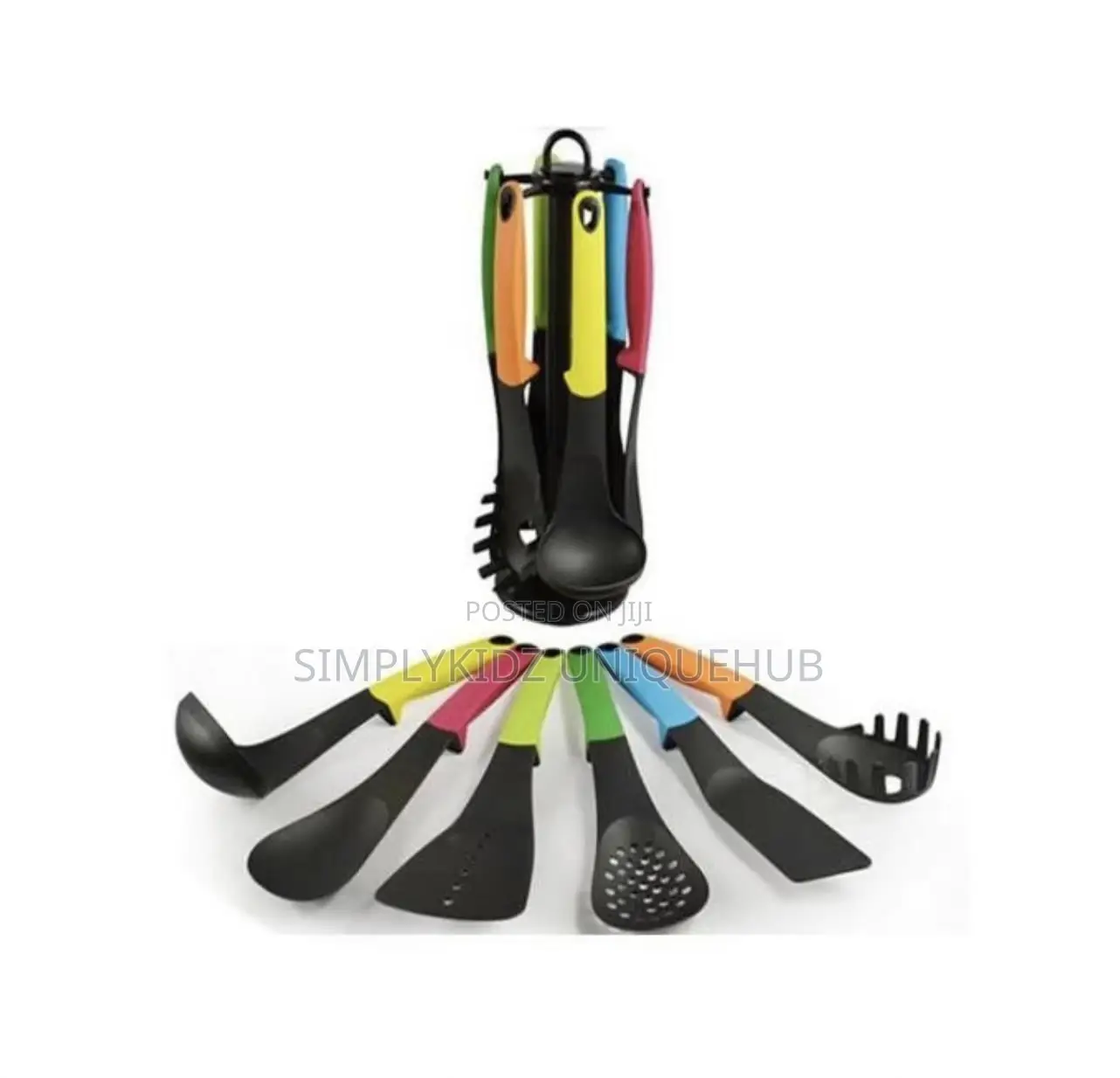 Multicolor Non-Stick Cooking Spoon Set
