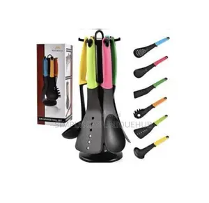Multicolor Non-Stick Cooking Spoon Set
