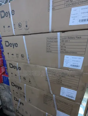 Deye 5kwh 48v Lithium Ion Solar Inverter Batteries Available in Stock