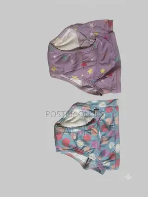2pcs Girls Cotton Panties | Soft Comfortable Kids Underwear