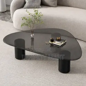 Sleek Black Center Table.