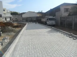 Interlocking Paving Road And Gutter Construction