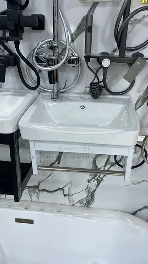 Small Hanging Washing Hand Basin White