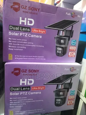 8mp Wireless 4g/5g Connectivity Dual Lens Solar PTZ Camera