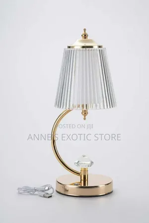 Rechargeable Crystal Led Table Lamp – Touch Control Bedside Light