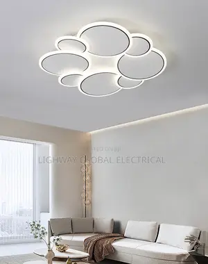 Nordic White Ceiling Flosh Chandelier