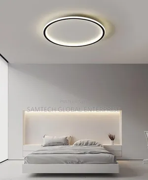 Modern Halo Led Ceiling Light – Minimalist Elegance
