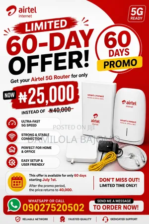 Airtel 5g Odu Smart Connect Router