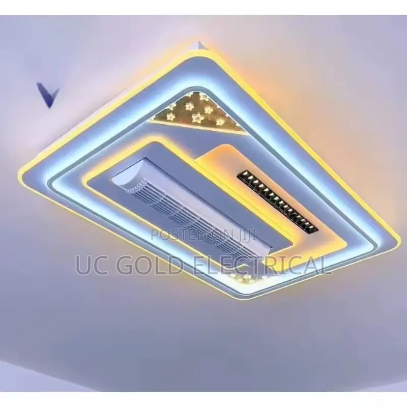 Invisible Bladeless Ceiling Fan Led Remote Control Ceiling Fanlamp For