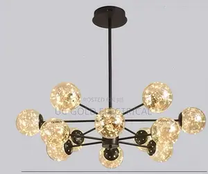 Sandyha Modern Babysbreath Pendant Lights Glass Ball Chandelier