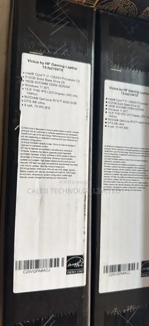 New Laptop HP Victus 15 16GB Intel Core i7 SSD 512GB