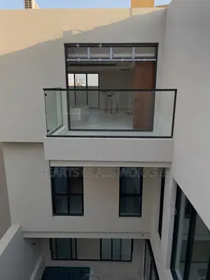 Exterior Glass Balustrade Railings Installed in Lagos, Nigeria 