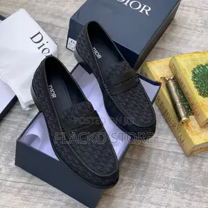 Original Christain Dior Logo Print Loafers Shoes