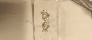 Gold and Pearl Earrings