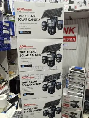 4g Solar PTZ Tripple Lens Ubox App Camera