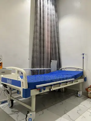 2 Crank Manual Hospital Bed And Blue Hospital Mattress