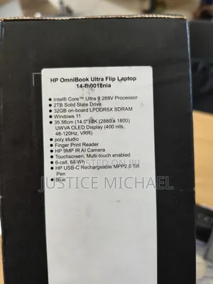 New Laptop HP OmniBook Ultra Flip 14" 32GB Intel Core Ultra 9 SSD 2T