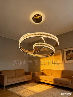 Gold Body Dropping Chandelier