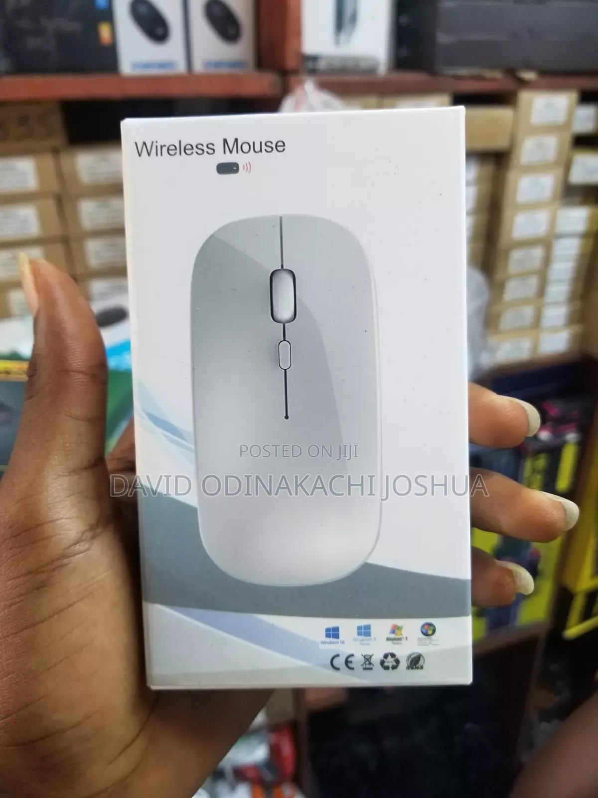 Dual-Mode Slim Wireless Rechargeable Mouse (2.4ghz + Bluetooth)