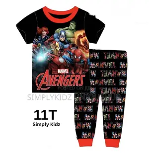 Marvel Avengers Cartoon Character Pyjamas Set – 11t