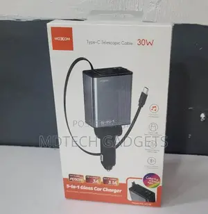 Moxom 5-in-1 Gloss Car Charger