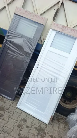 PVC Toilet Quarter Glass Doors Available