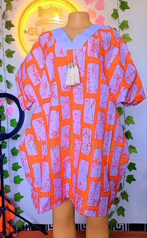 Beautiful Ankara Ready to Wear Bubu Gown for Church and Outings.