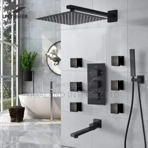 Luxury Matte Thermostatic Shower System