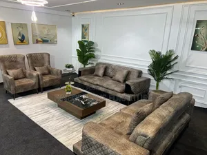 Bronze Chevron Sofa