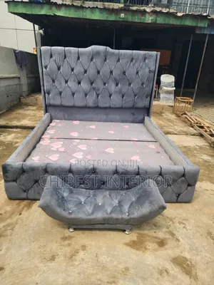 Grey Modernized 6by6 Bed Stand