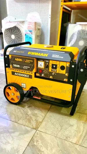 Firman Ac6000e2 4.5kva Key Start Generator – 100% Copper Coil |