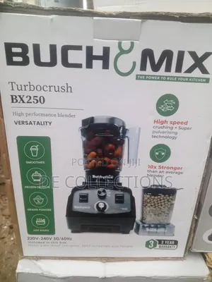 Buchymix 3-in-1 Turbocrush Blender - 2litres, 2200w (Bx250) Sealed
