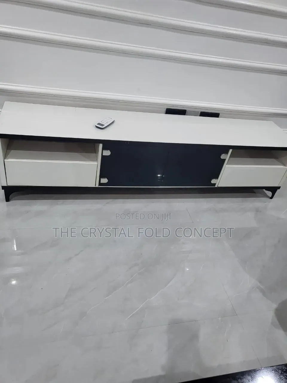 Tv Console - White and Black