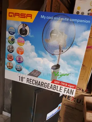 Floor Standing Qasa 18inch Rechargeable Fan