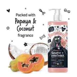 Bugalugs 2 in 1 Papaya Coconut Dog Shampoo Conditioner