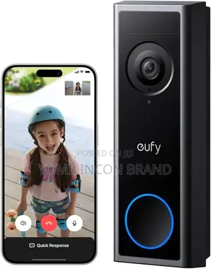Eufy Video Doorbell C30 (Wired) - No Monthly Fee, Black