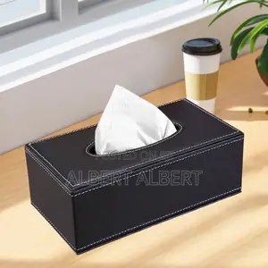 Leather Tissue Box Napkin Holder