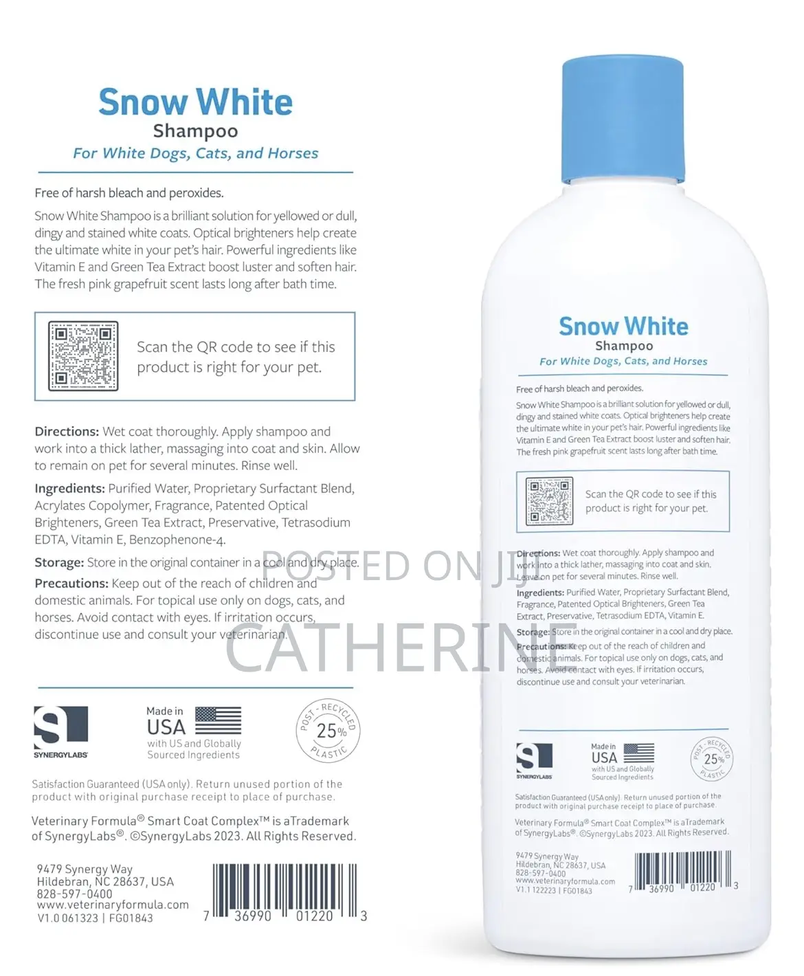 Veterinary Formula Solutions Snow White Shampoo