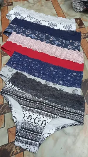 Soft Cotton Lace Trim Panties for Women – 6-Piece Pack Briefs