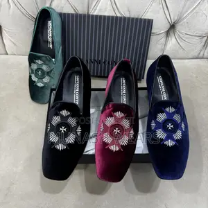 Italian Velvet Giovani Conti Shoes 40-46 Available in Green Wine and B